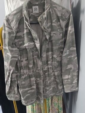 GAP Olive and Taupe Camo Field Jacket
